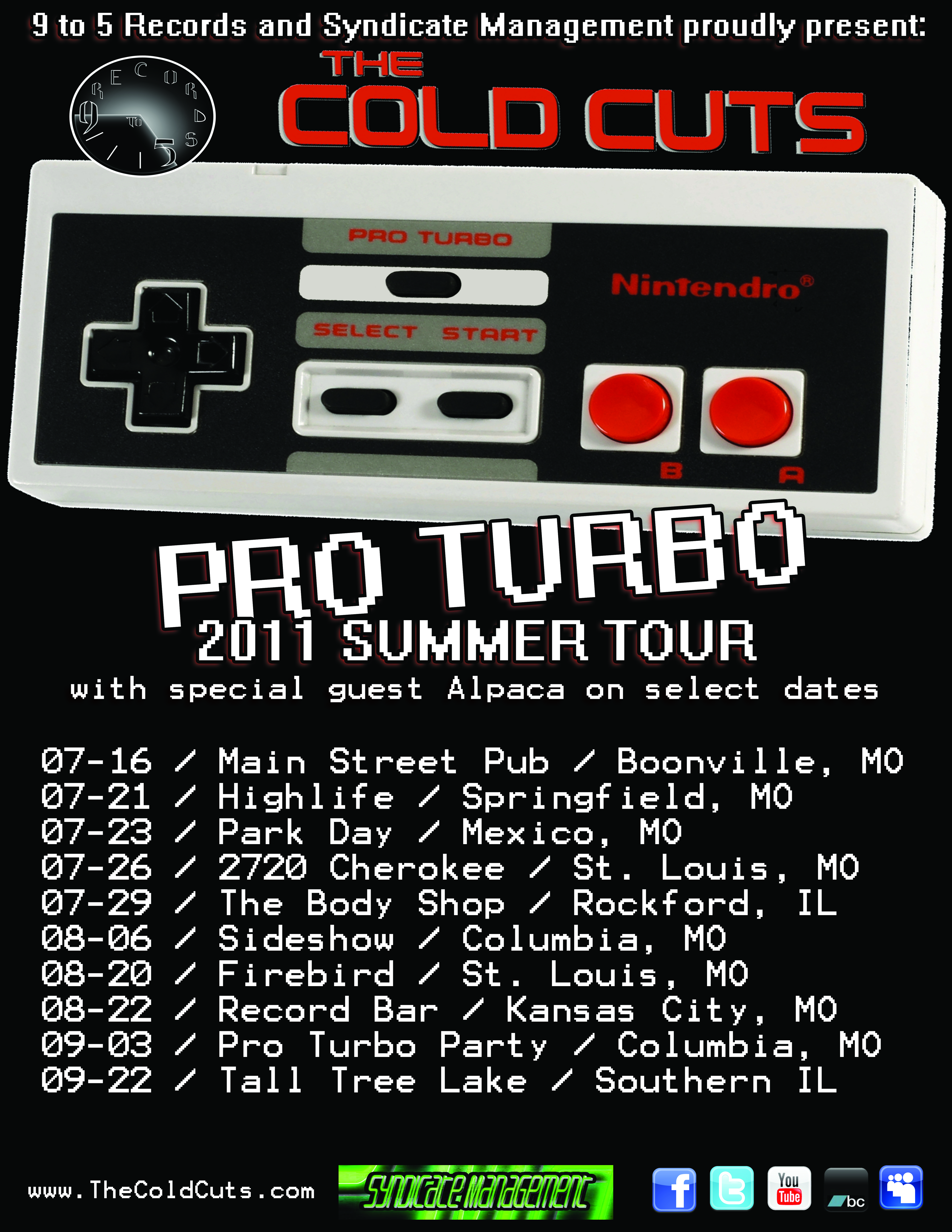 The Cold Cuts PRO TURBO TOUR 2011